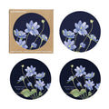 Koustrupco – Blue Anemone glassbrikker, 4 stk.