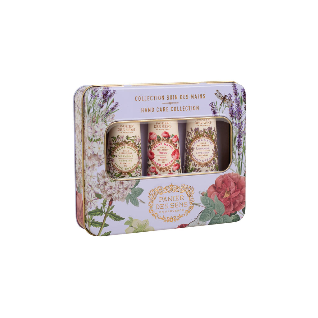Panier des Sens – gavesett med håndkremer 3x30ml  Lavendel, Rose og Verbena
