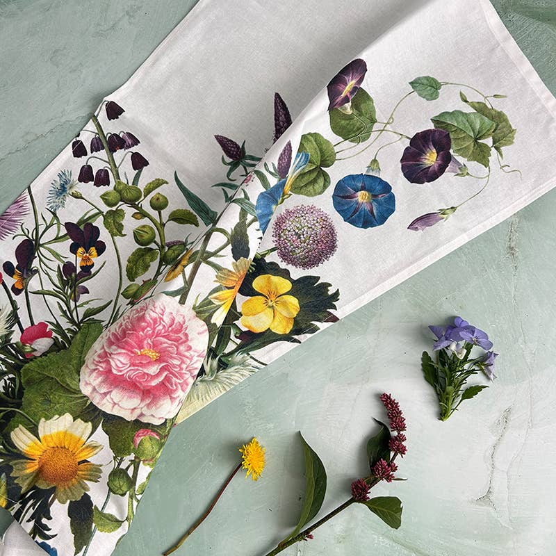 Koustrupco – Flower Garden kjøkkenhåndkle i økologisk bomull