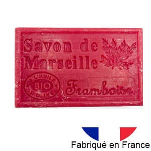 Marseille-såpe 125 g – Bringebær