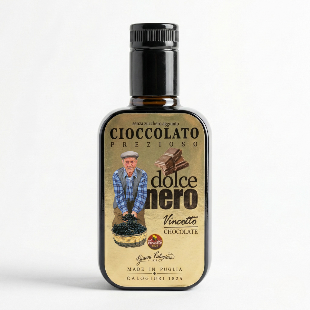 Dolce nero  Sjokoladesaus Vincotto & Mørk Sjokolade 250 ml (Tilgjengelig fra 14. august)