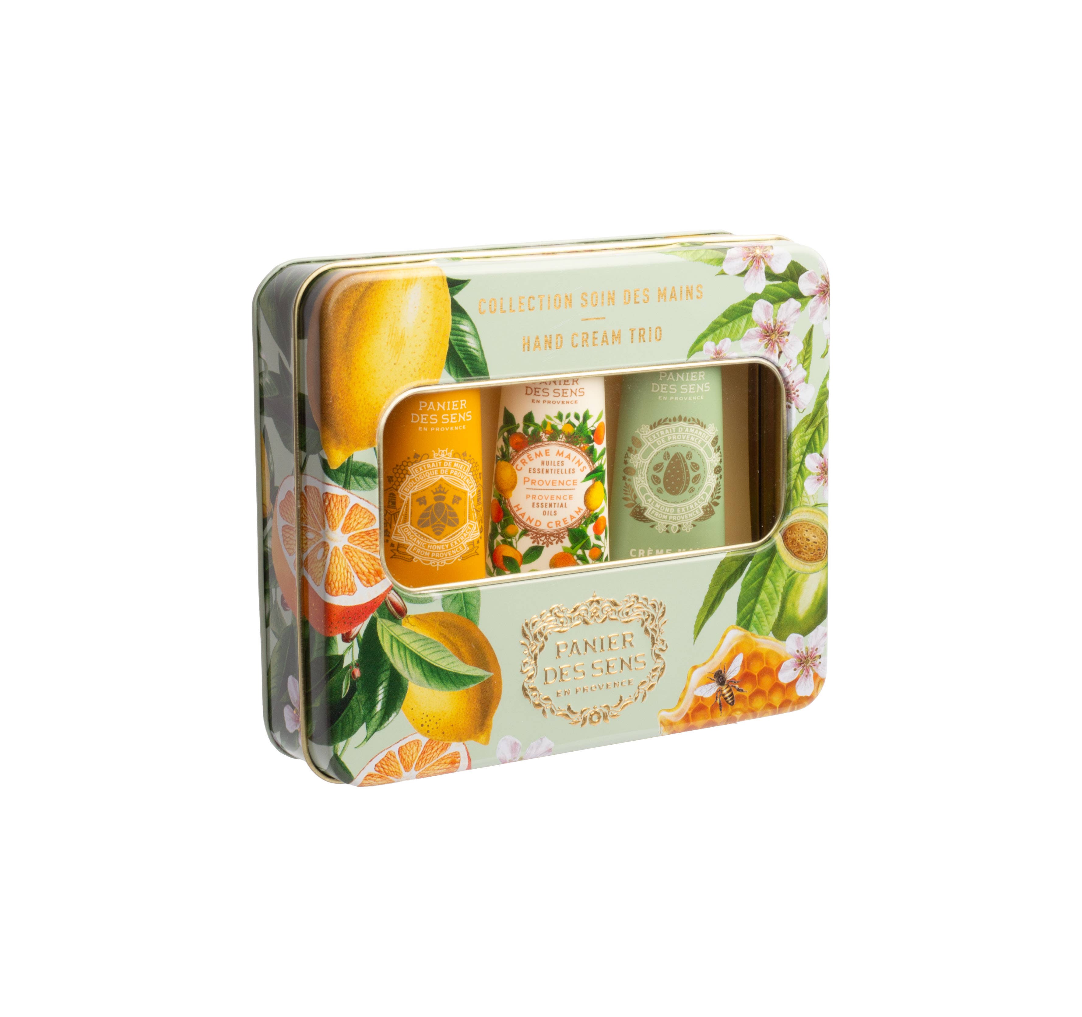 Panier des Sens gavesett med håndkremer 3 x 30 ml Honning -Mandel-Provence