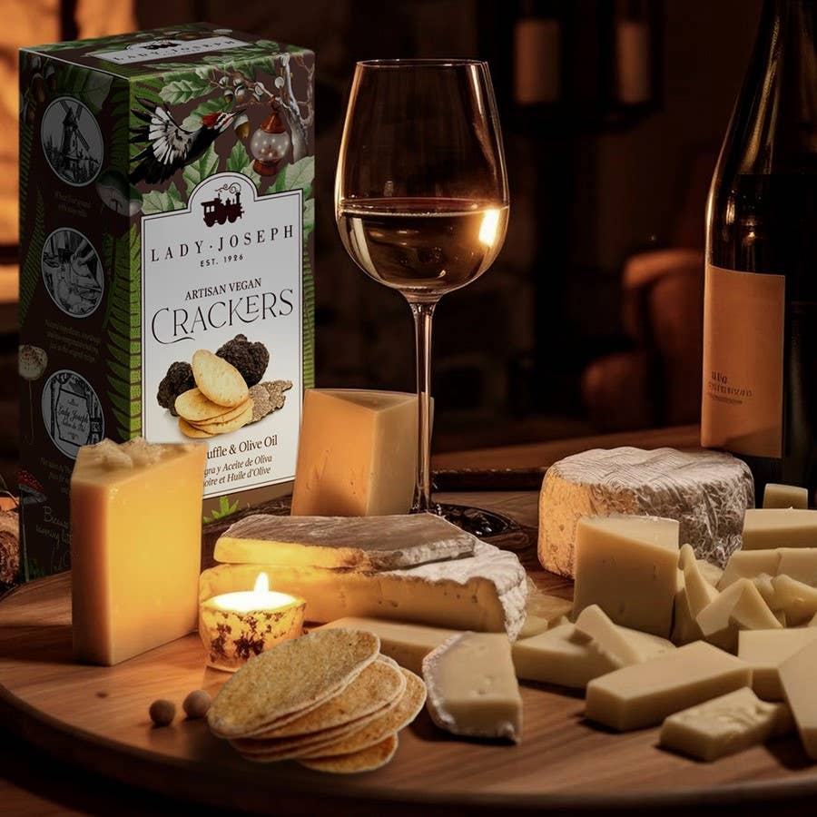 Lady Joseph – Crackers med sort trøffel & olivenolje 100 g