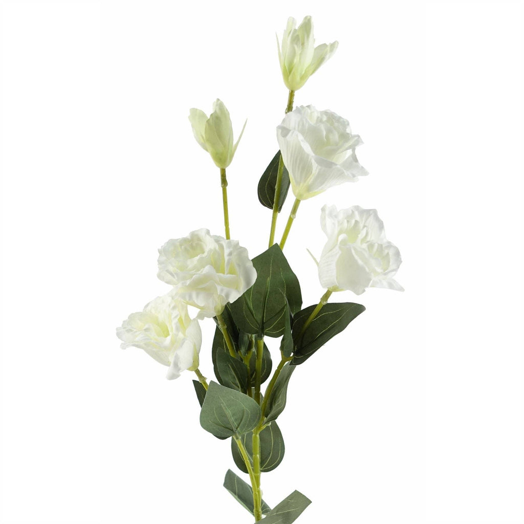 Kunstige Hvite Villrosestilker 80 cm – 1 stilk