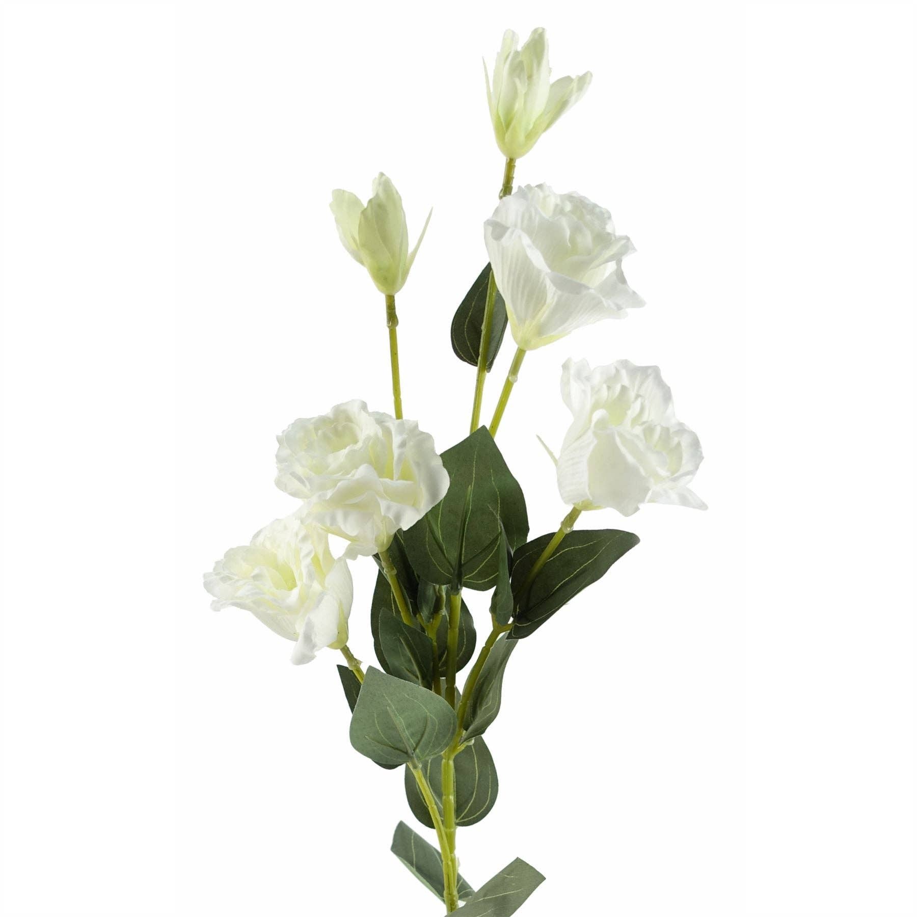 Kunstige Hvite Villrosestilker 80 cm – 1 stilk