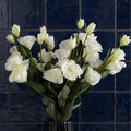 Kunstige Hvite Villrosestilker 80 cm – 1 stilk