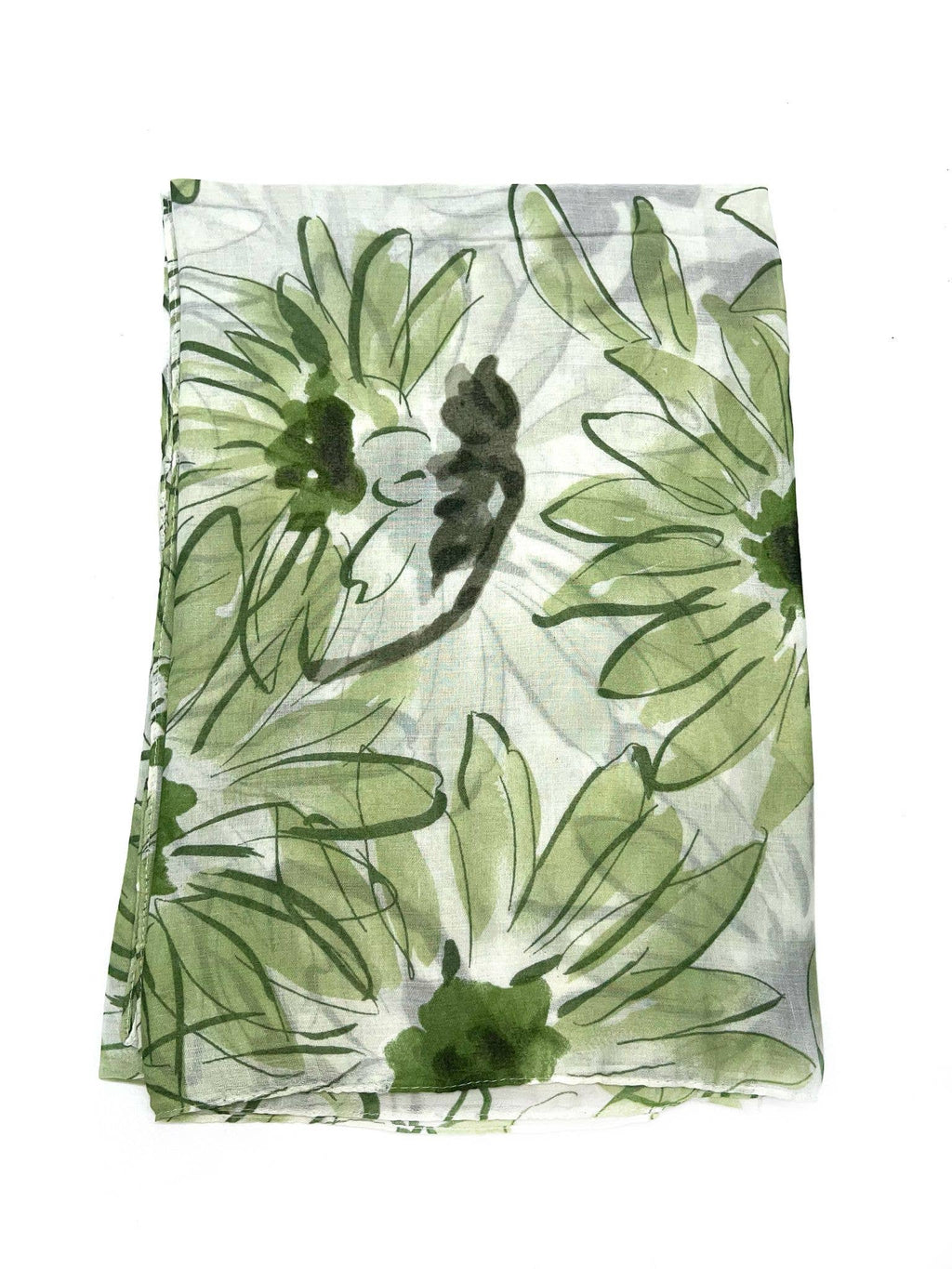 LINETA - Daisy floral skjerf