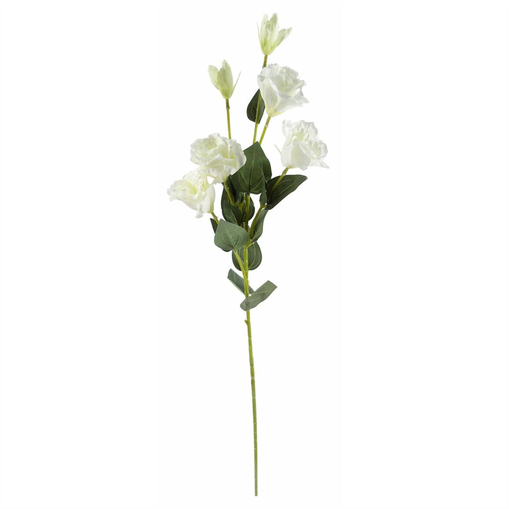 Kunstige Hvite Villrosestilker 80 cm – 1 stilk