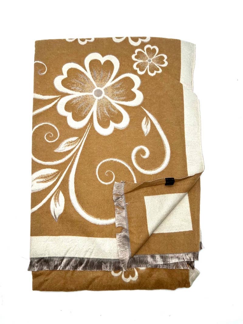 LINETA - Mykt skjerf 50% ullblandings