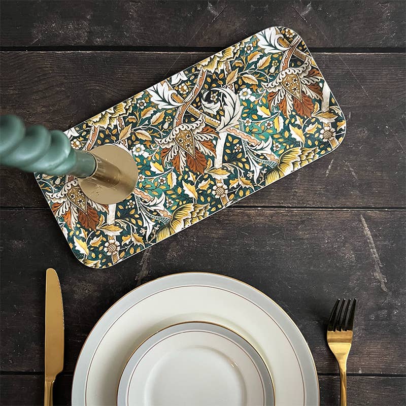 Koustrupco – Morris Windrush serveringsbrett 32 x 15 cm | Grønn