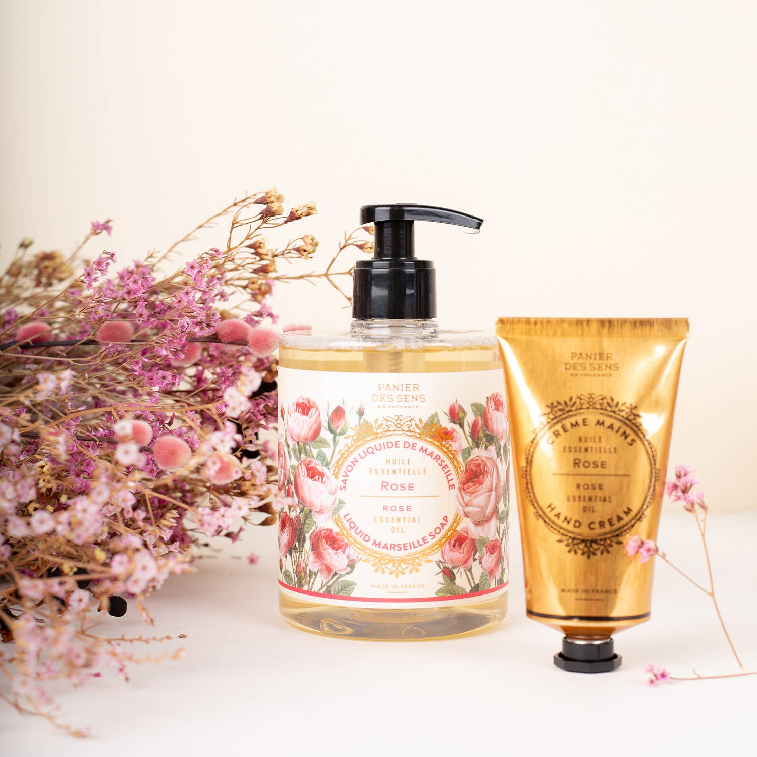 Panier des Sens – flytende Marseille-såpe 500 ml - Rose