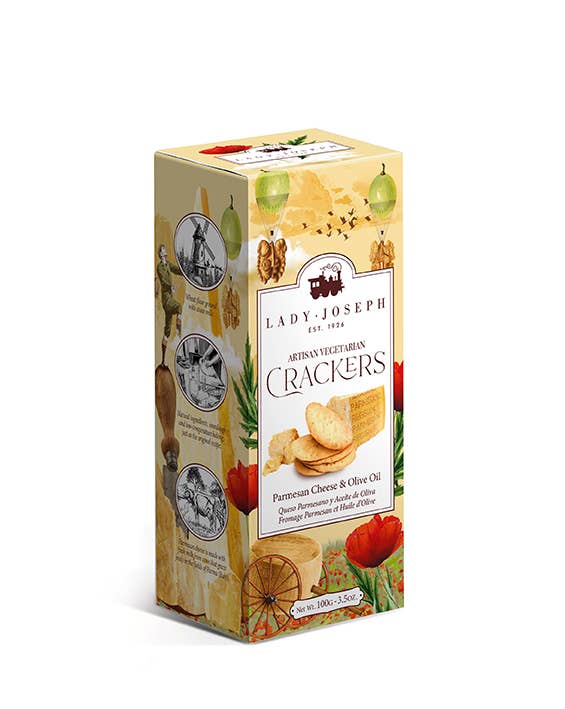 Lady Joseph – Crackers med parmesan & olivenolje 100g