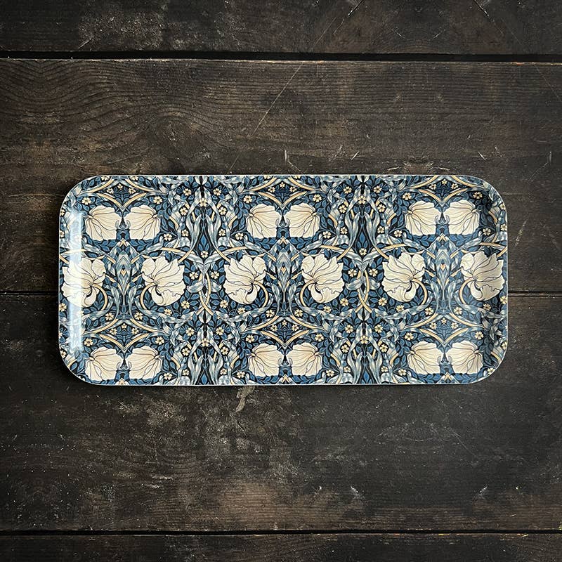Koustrupco Morris Pimpernel Blue serveringsbrett 32x15 cm