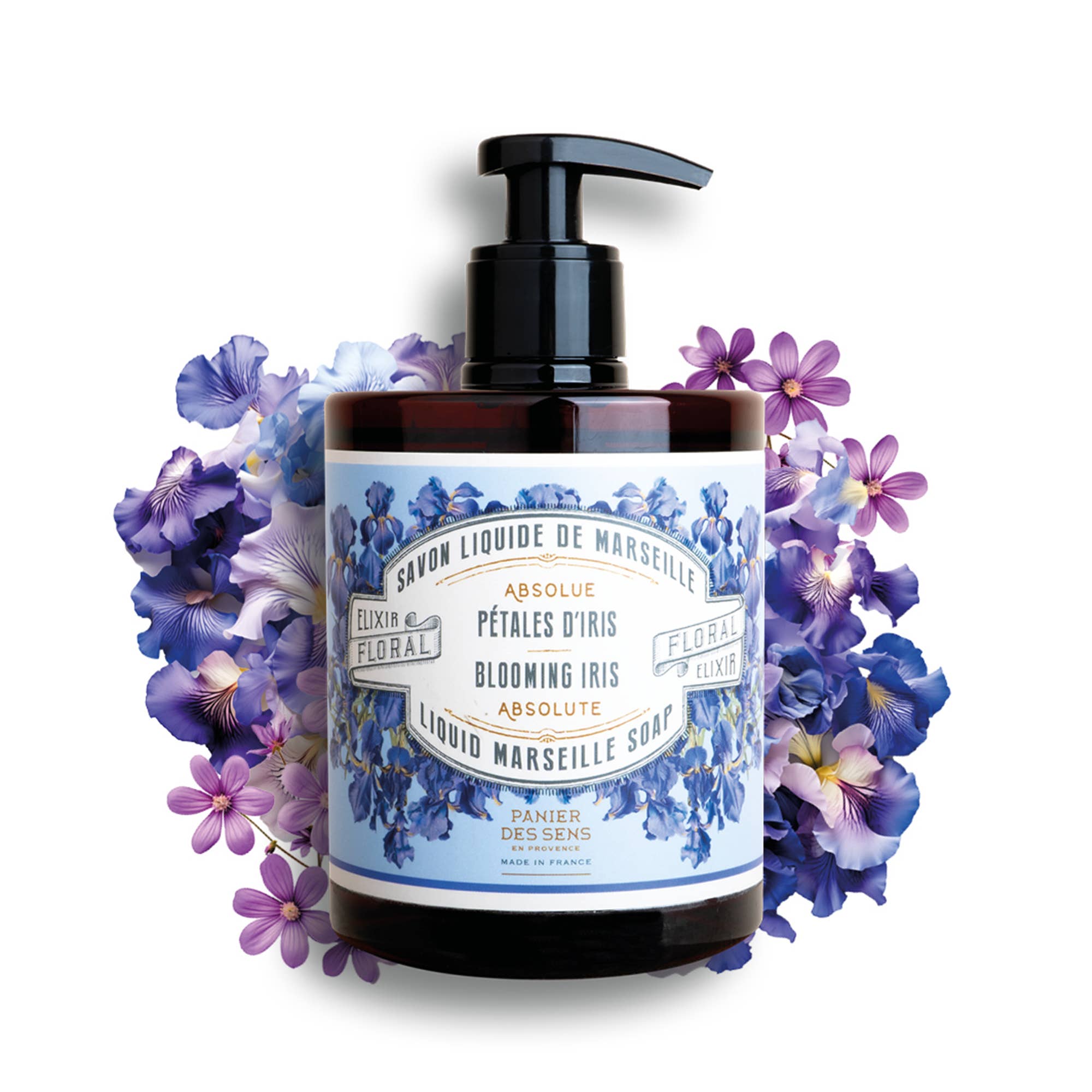 Panier des Sens – Flytende Marseille-såpe 500 ml | Iris Petals