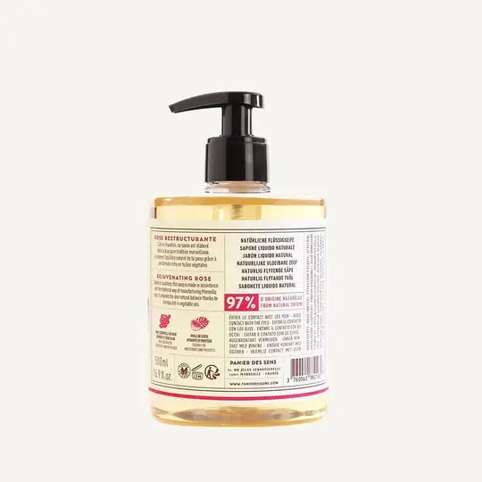 Panier des Sens – flytende Marseille-såpe 500 ml - Rose