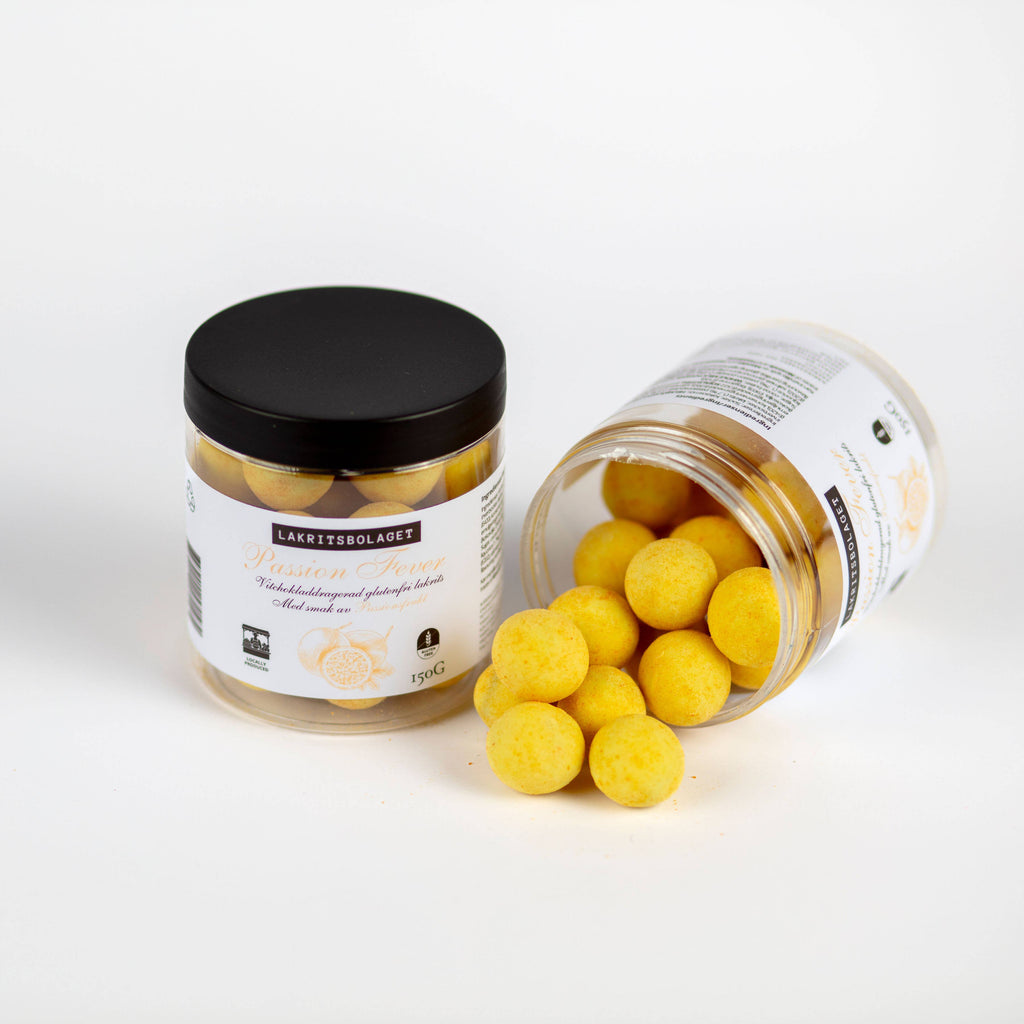 PASSION FEVER  Glutenfri lakris med pasjonsfrukt 150 g (Tilgjengelig fra 14. august)