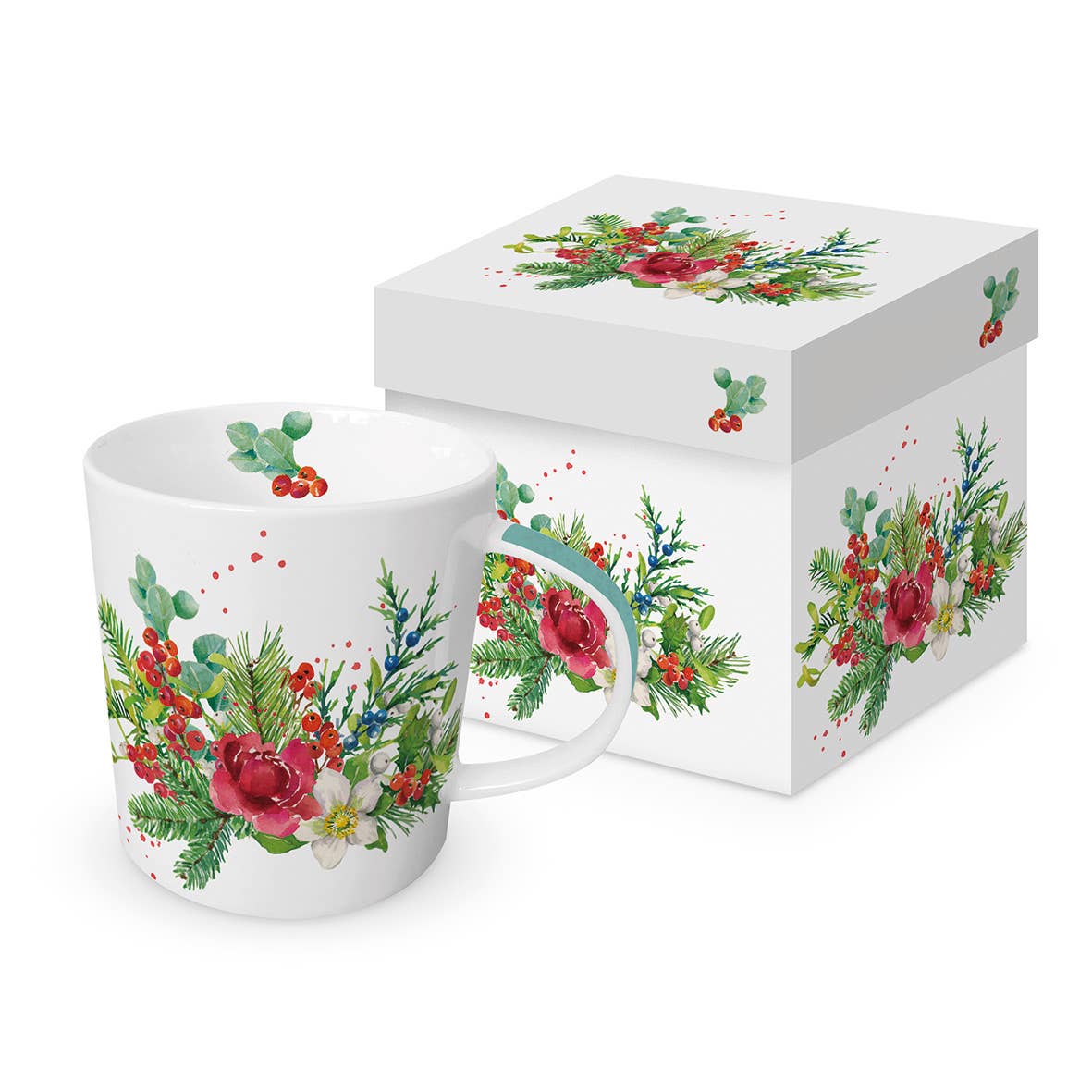 Flora Christmas- porselenskopp med gaveeske 0,4l