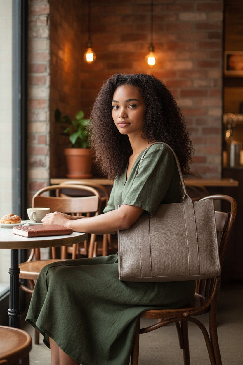 Virela Siena Tote Skinnveske