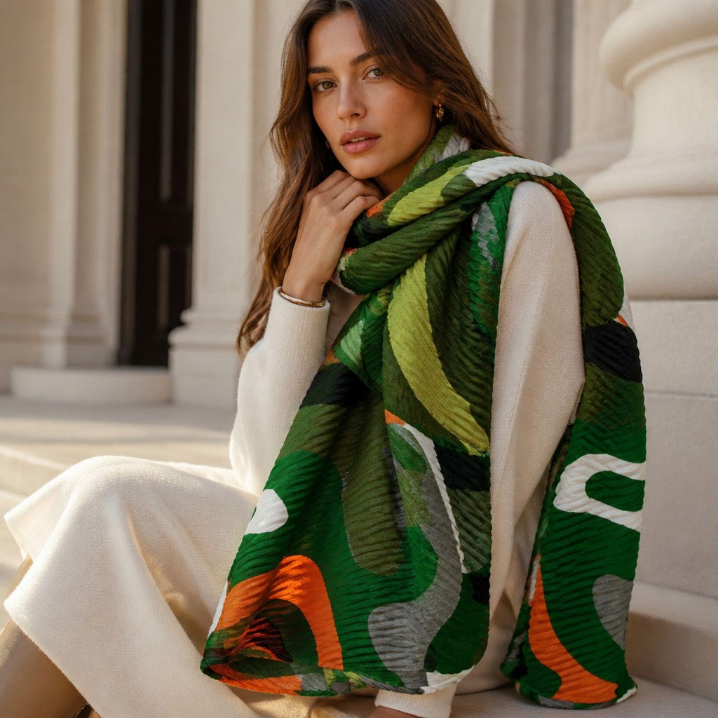 LINETA - Green Skjerf