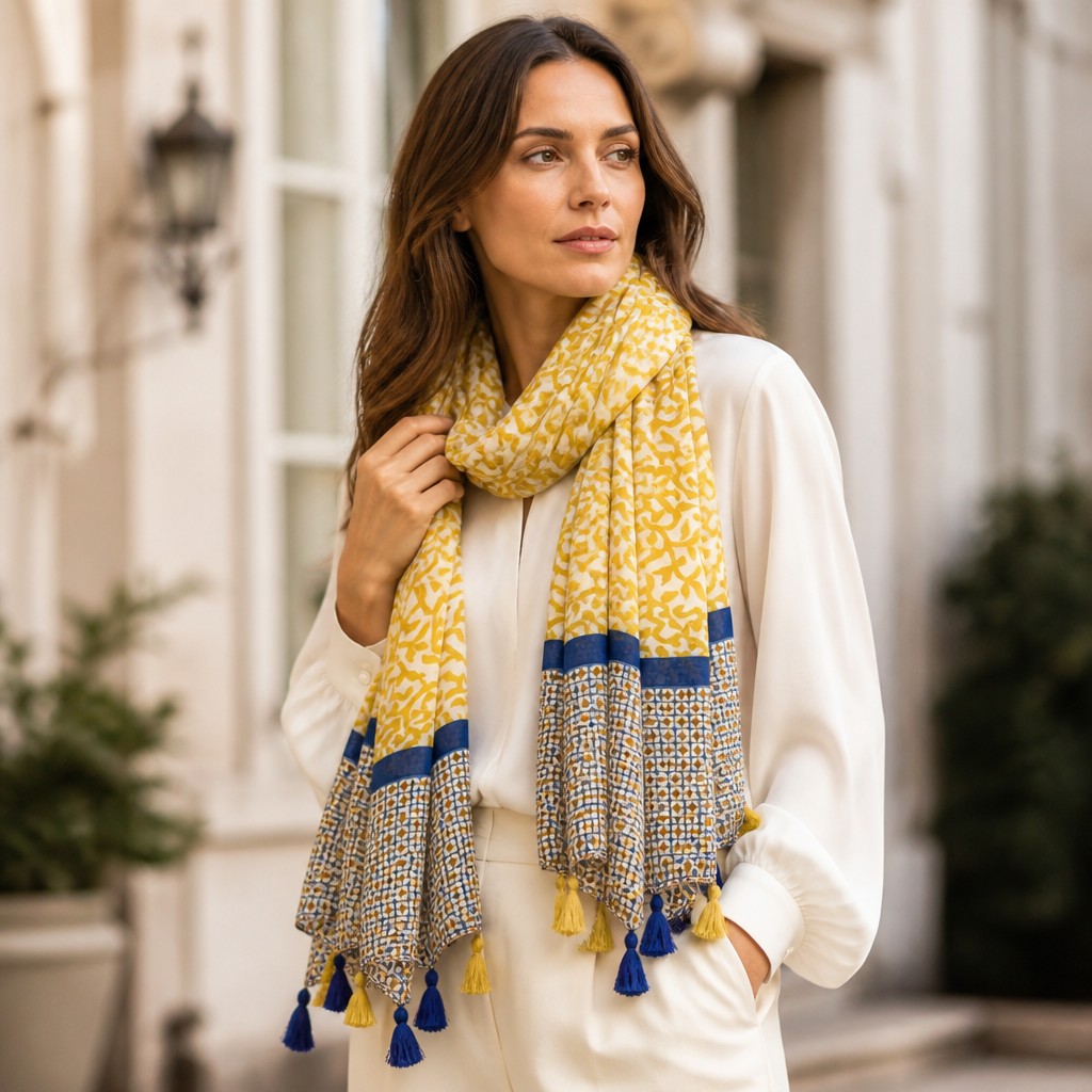 LINETA - Provence Skjerf