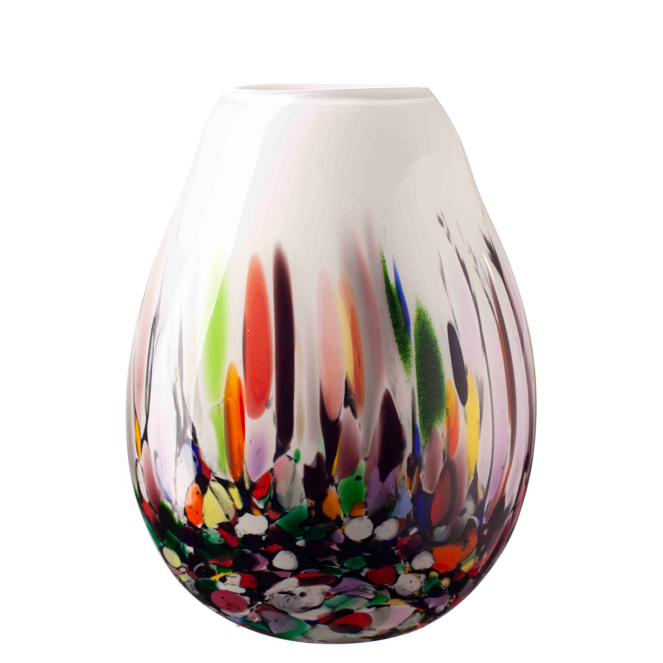 Stor oval glassvase | Colourfall – 30 cm