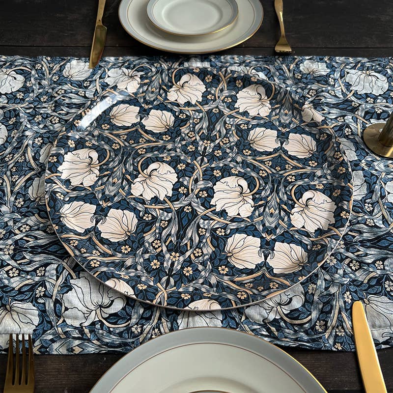 Koustrupco - Serveringsfat Ø38 - Morris Pimpernel blue