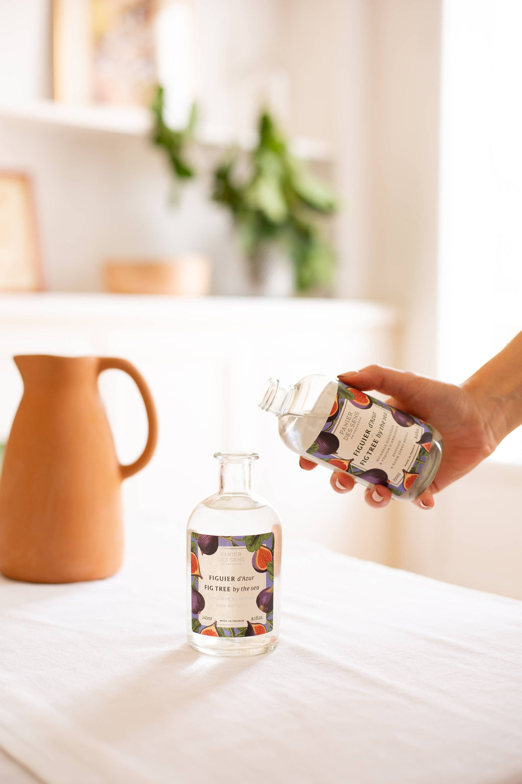Panier des Sens Refill til duftpinner og romspray 250ml Azure Fig