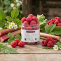 NORDIC GARDEN Glutenfri lakris med bringebær & rabarbra 150g(Tilgjengelig fra 14. august)