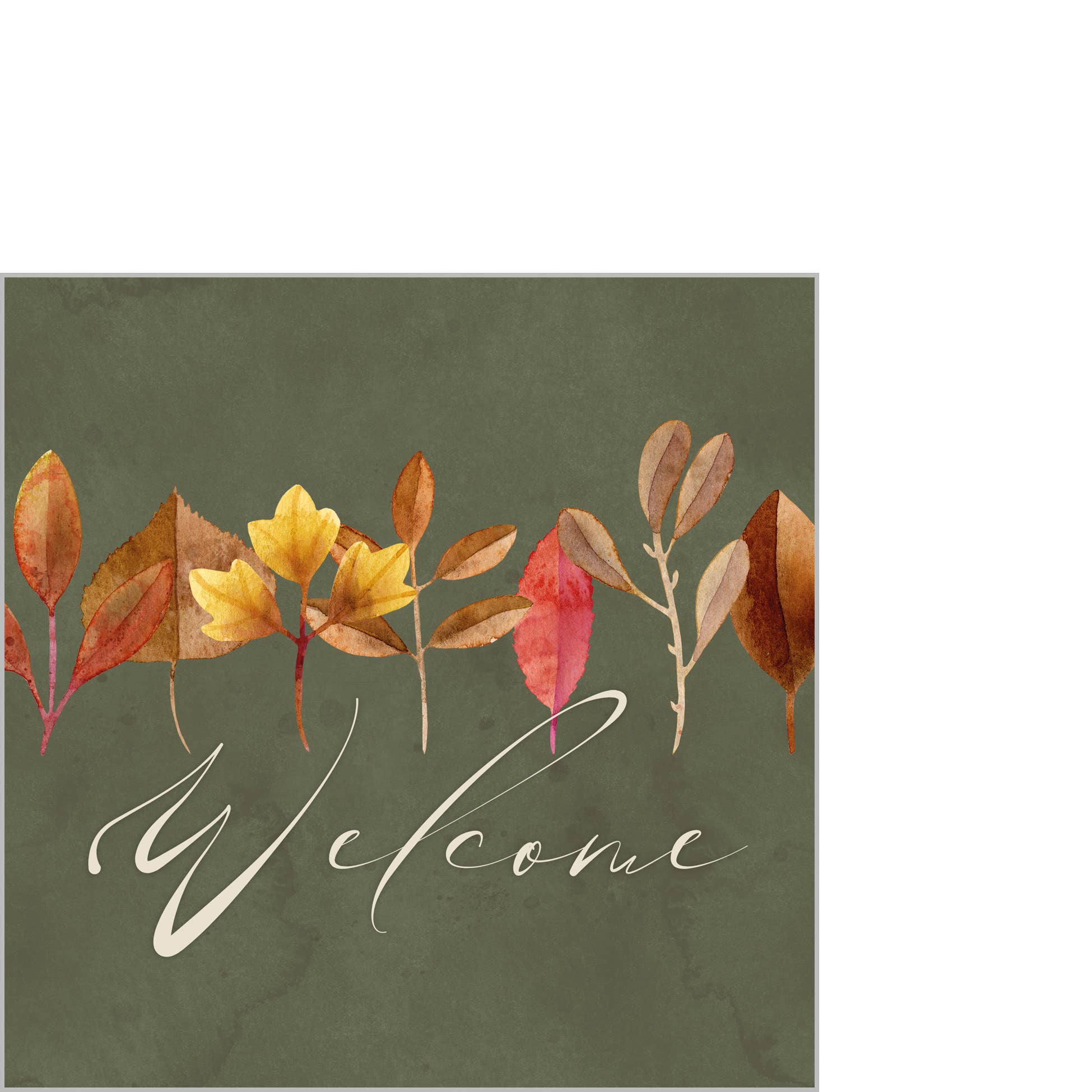 PPD – Welcome Leaves – servietter 25 × 25 cm