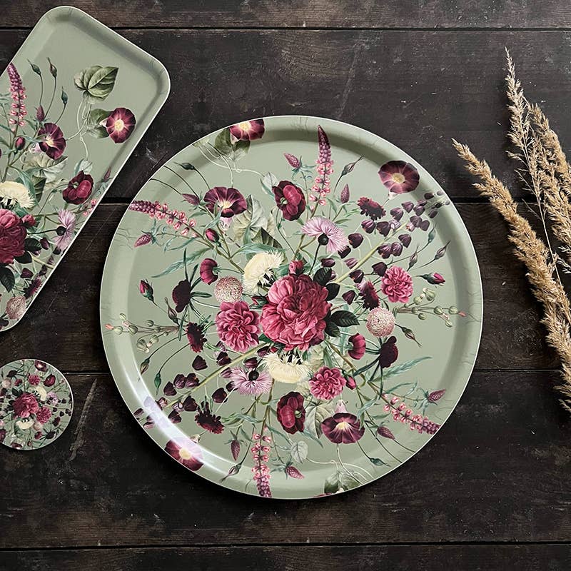 Koustrup & Co – Blossom Flower Garden – Serveringsfat Ø38 cm