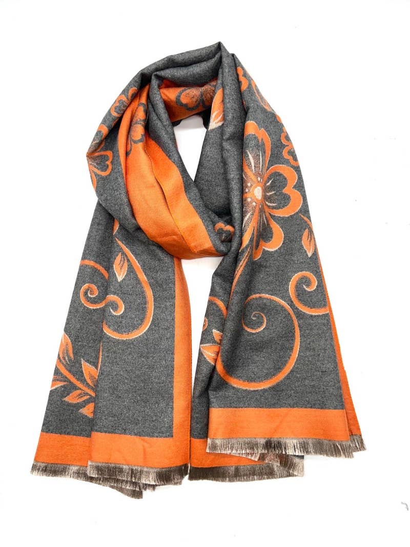 LINETA - Mykt skjerf 50% ullblandings