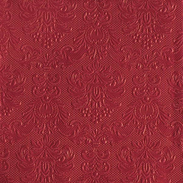 Edelweiss middagserviett Elegance Dark Red