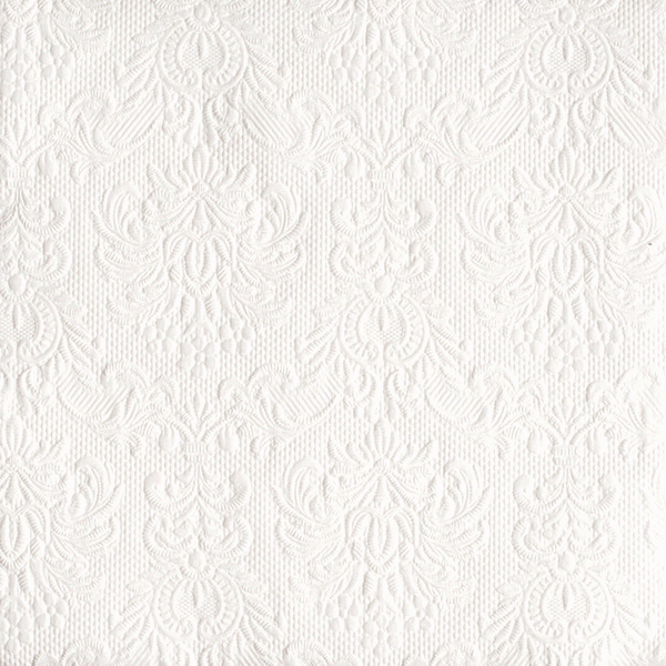 Edelweiss middagserviett Elegance White