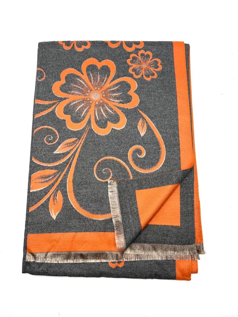 LINETA - Mykt skjerf 50% ullblandings