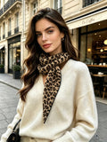 Trekantskjerf med leopardmønster