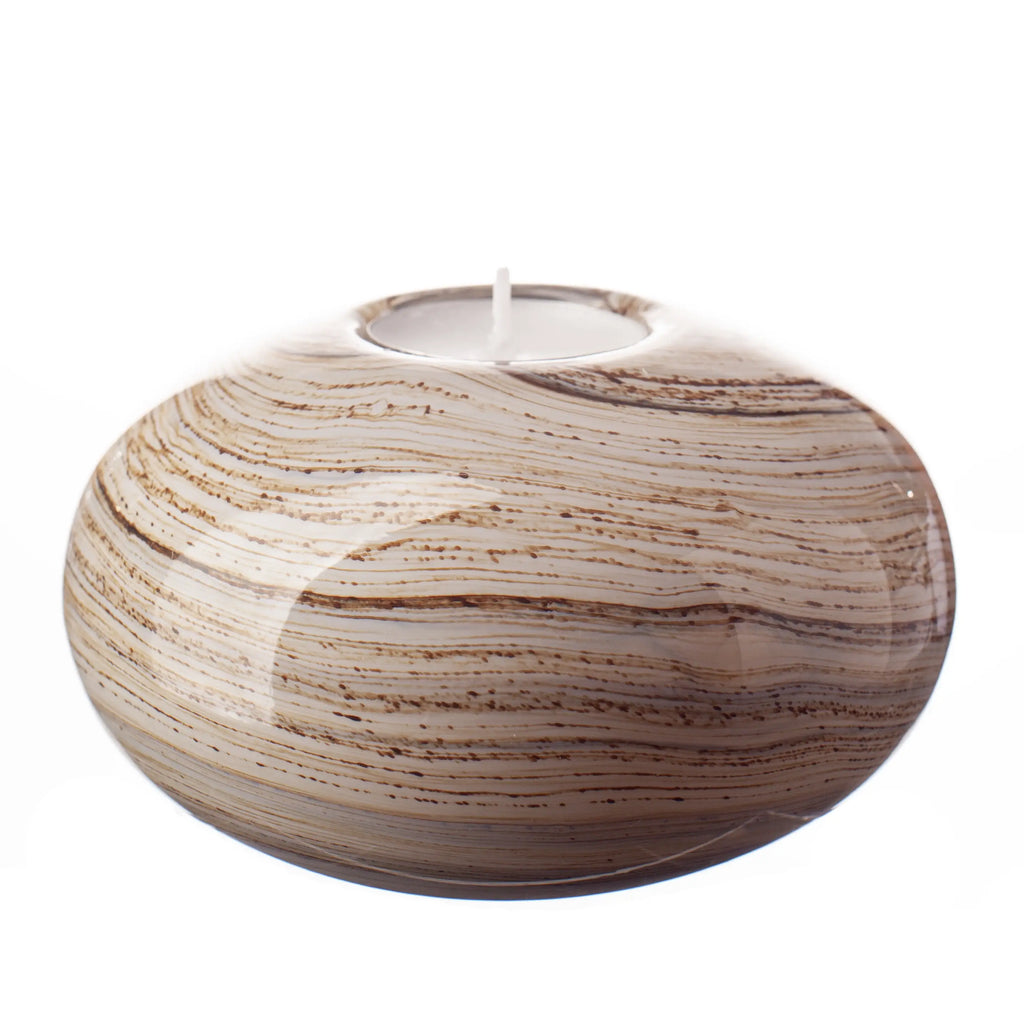 Amelia Art Glass – Oval Telysholder