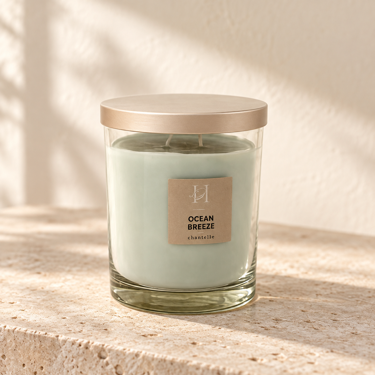 Holmen Chantelle Ocean Breeze duftlys – miljøbilde