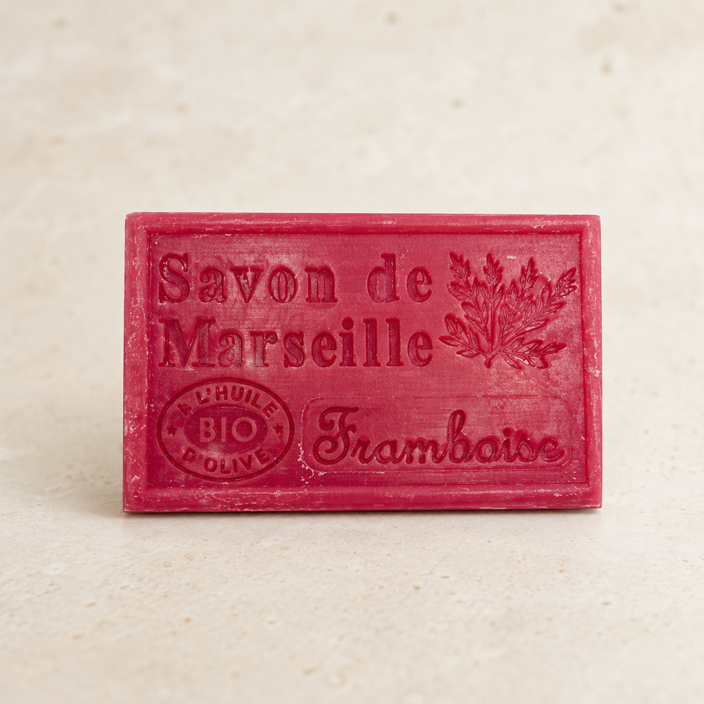 Marseille-såpe 125 g – Bringebær
