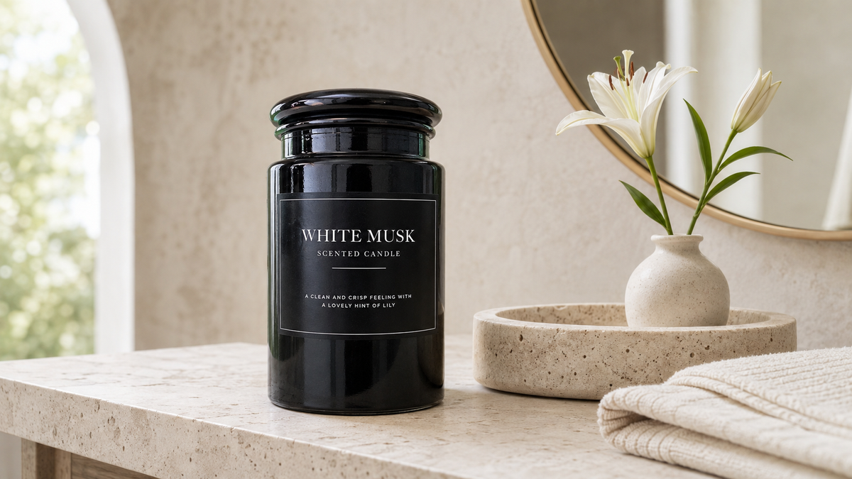 Chic Antique – Lucon duftlys 95timer – White Musk